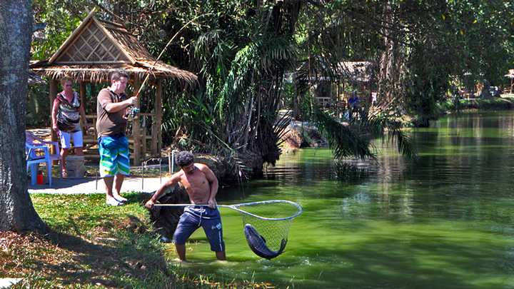 Озерная рыбалка в Паттайе
